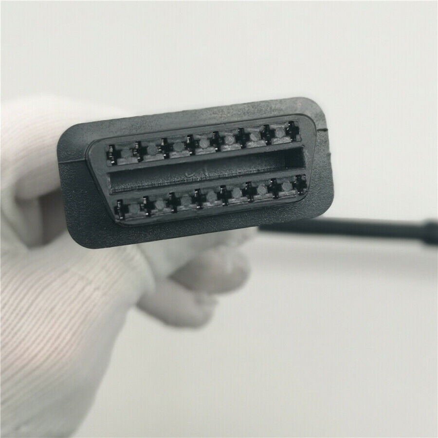 For Kawasaki 6 Pin 4needles OBDII OBD2 Diagnostic Scanner Cable Adapter Tool 1x