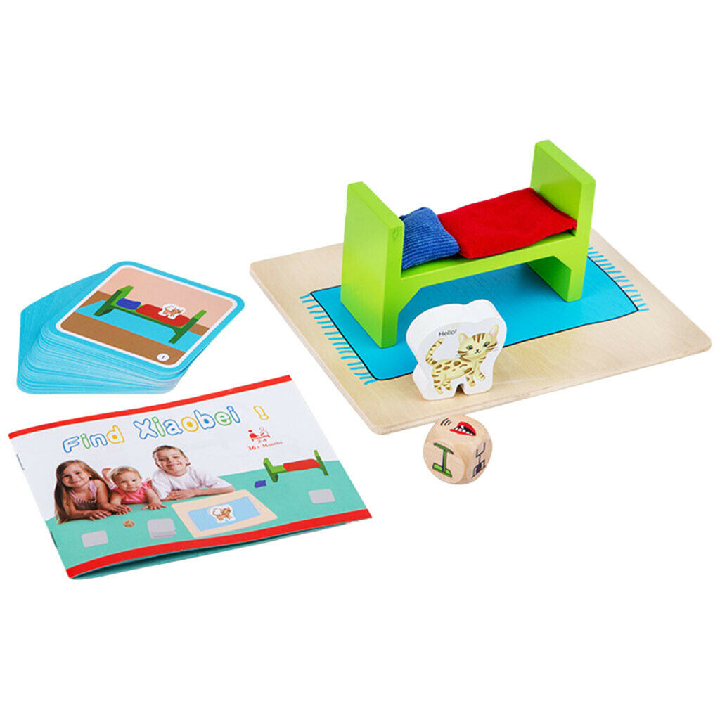Montessori Sensory Teaching Aids Cards Matching Kids Toys for Toddlers