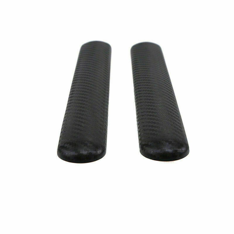 2Pcs Universal Car Carbon Fiber Body Corner Bumper Guard Anti-rub Protector Bars