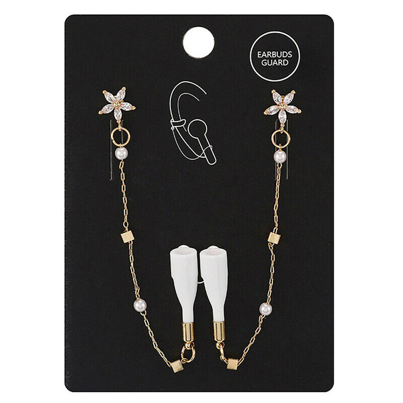 2pcs Anti-Lost Earring Chains Bluetooth Earphone Holder Unisex Earrings Fashion