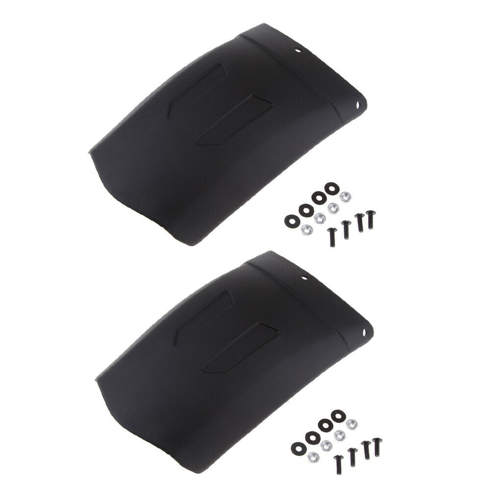 2Set Motorcross Front Fender Black Mudguard Anti-splash Wheel Cover Type A