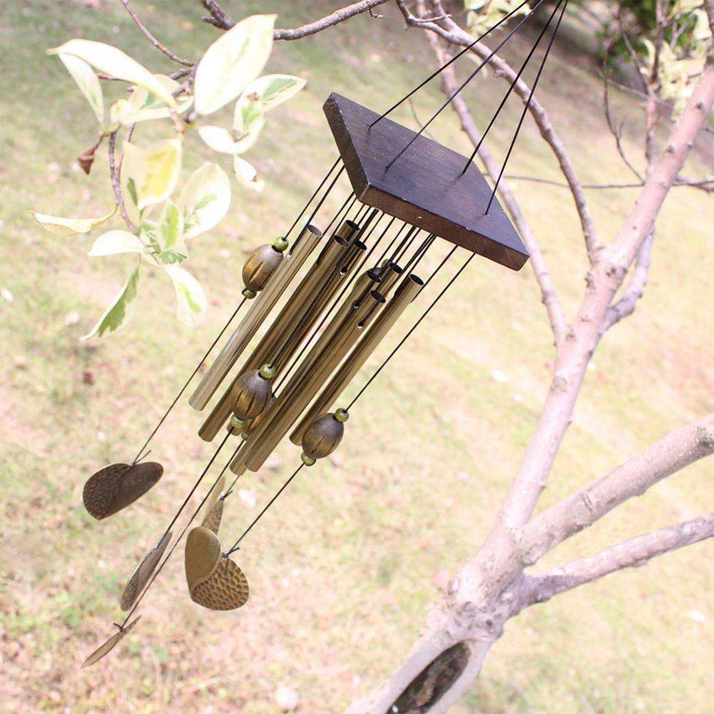 Wind Chime Wind Chime Tubes Metal Heart Decoration For Home Garden