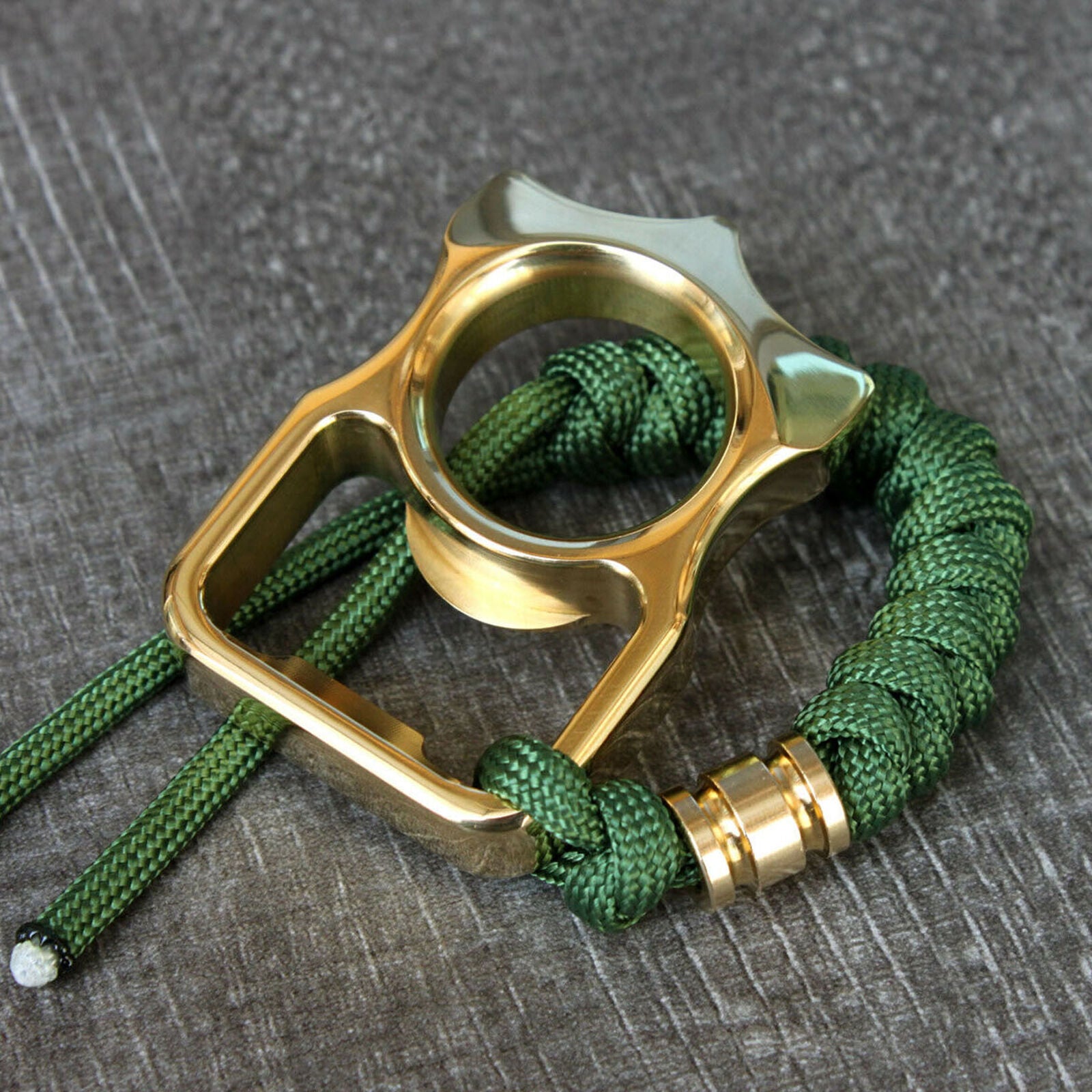 Solid Brass EDC Finger Pendant Bead Bottle Opener