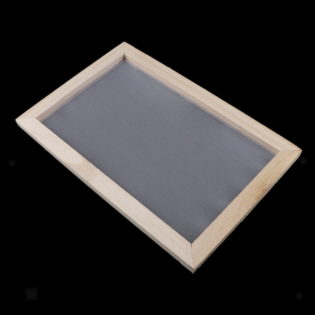 Prettyia 2x Paper Making Frame Screen Kids Children DIY Hadnade Paper Craft