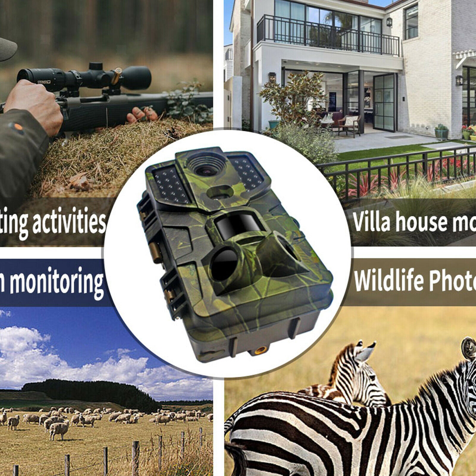 20MP Mini Trail Camera Hunting Camera for Wildlife Monitoring Photo Traps