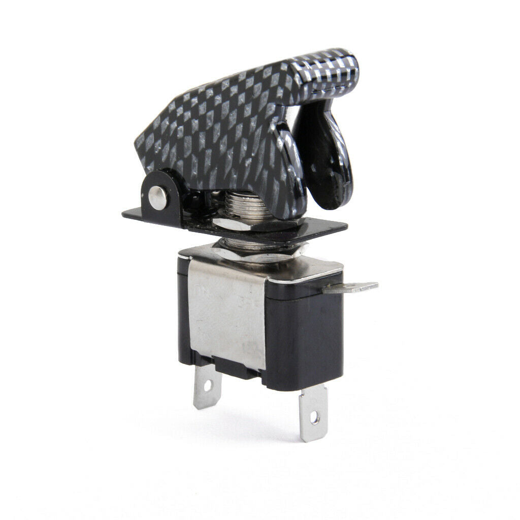 DC12V Flip-Up Ignition Switch LED Toggle for  Car Truck Boat Motorcycle