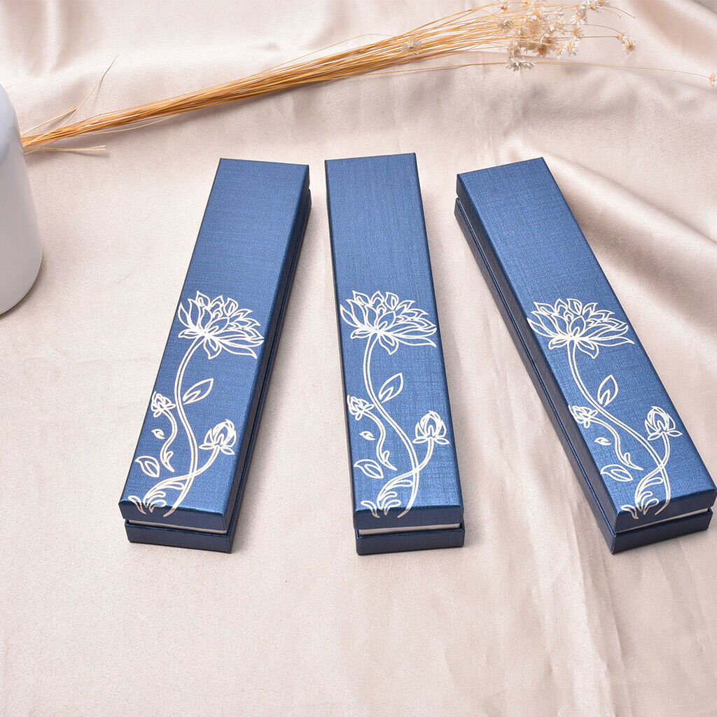 Paper Jewelry Gifts Boxes For Jewelry, Watches, Necklace, Bracelet Blue