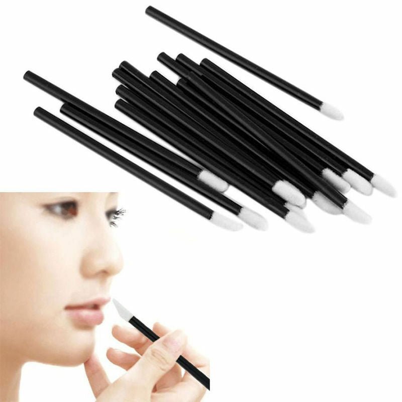 Lip Brushes Disposable Lipstick Make Up Brush Gloss Wands Applicator 100 Pcs
