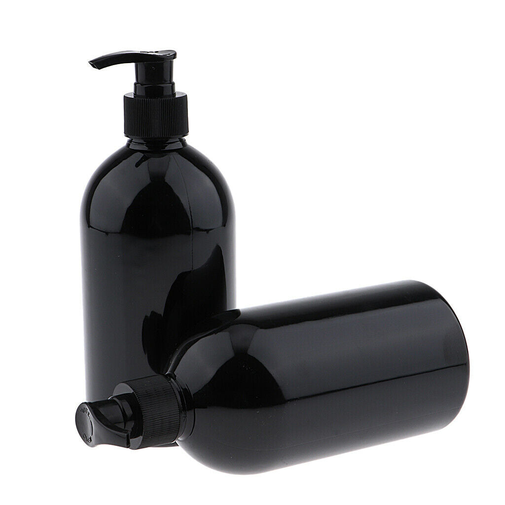 16x Empty Shampoo Pump Bottles Lotion Shower Gel Makeup Dispenser Container