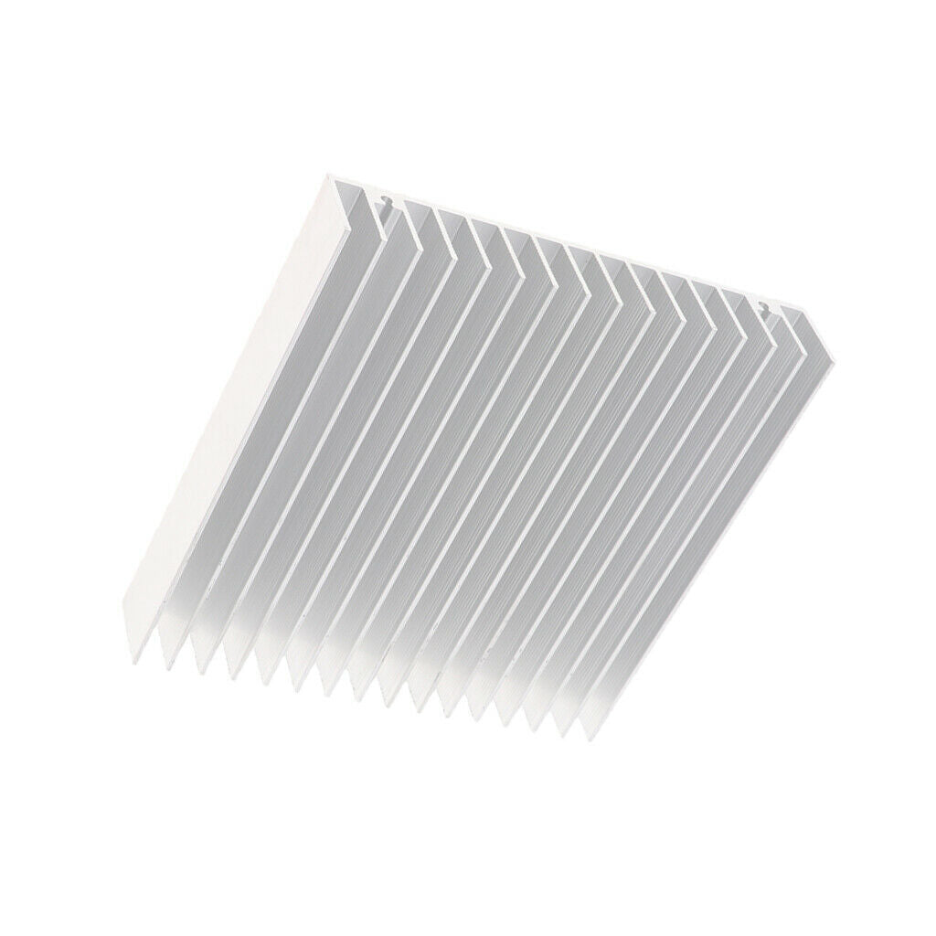 100x100x18mm Aluminum Heatsink Heat Sink Cooler Cooling For Computer, Power IC,