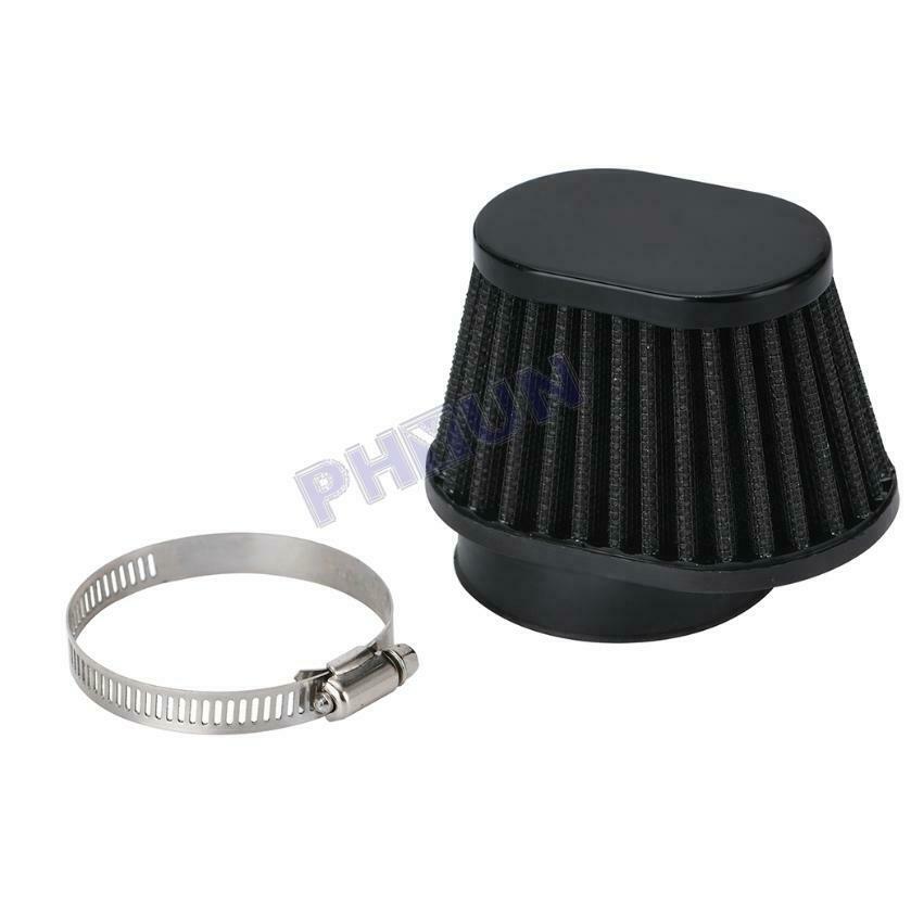 2x Motorcycle Air Filter High Flow Cone Filter Mushroom Head 2.35" Universal