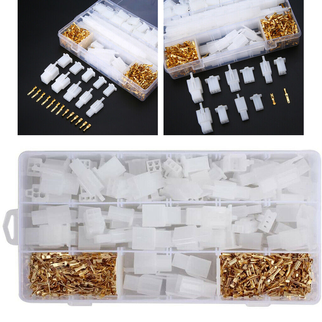 580pcs Cable Wire Connector 2 3 4 6 9Pin Cable Terminals Kits for Car ATVs