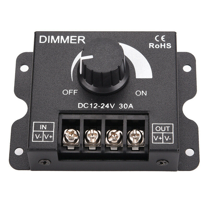 30A LED dimmer DC 12V 24V 360W adjustable brightness lamp bWFAUR SJ