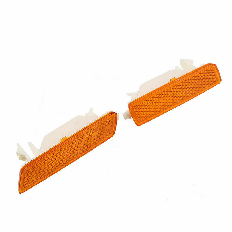 Pair Front Side Signal Light Housing Cover For VW GTI/JETTA/RABBIT MK5 2005-2009