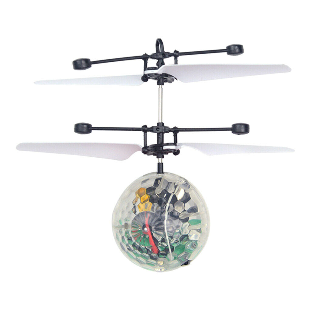 RC Flying Ball Drone LED Flashing Light Infrared Induction Toys Crystal Ball