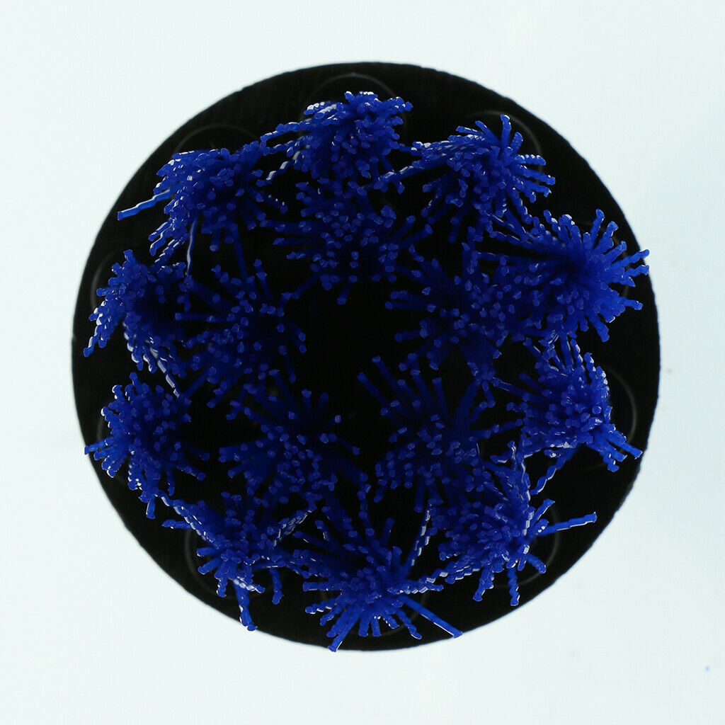 1xBlue Drill Cleaning Brush Power Scrubber Stiff Scrub Brush