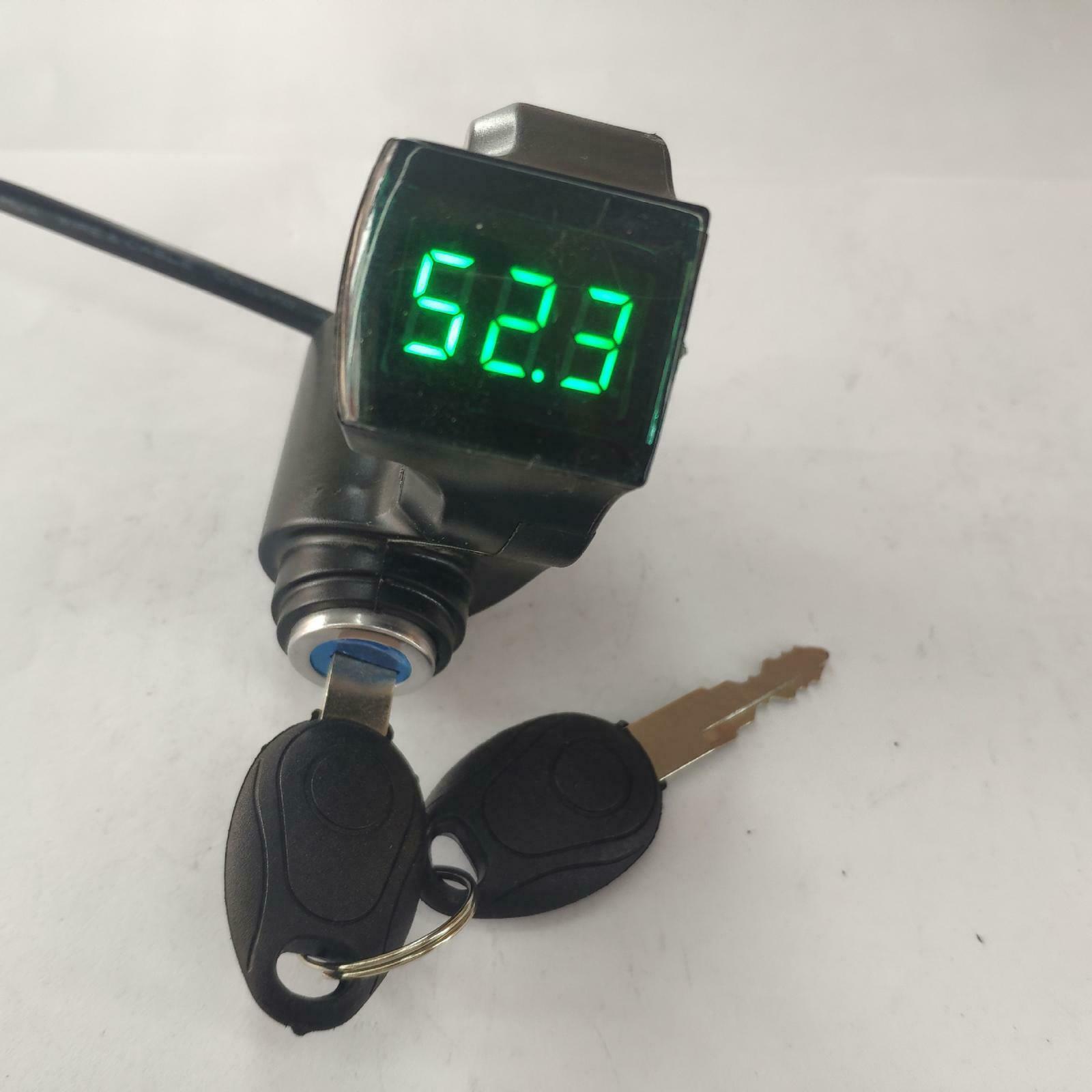 12V-99V E-Bike Digital Voltage Display Switch Power Electric Bicycle Scooter
