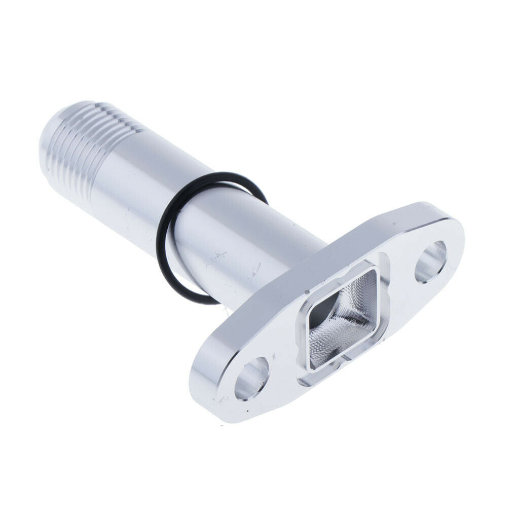 Extended 10 AN Turbochargers Drain Fitting for T3/T4 Turbochargers Flange