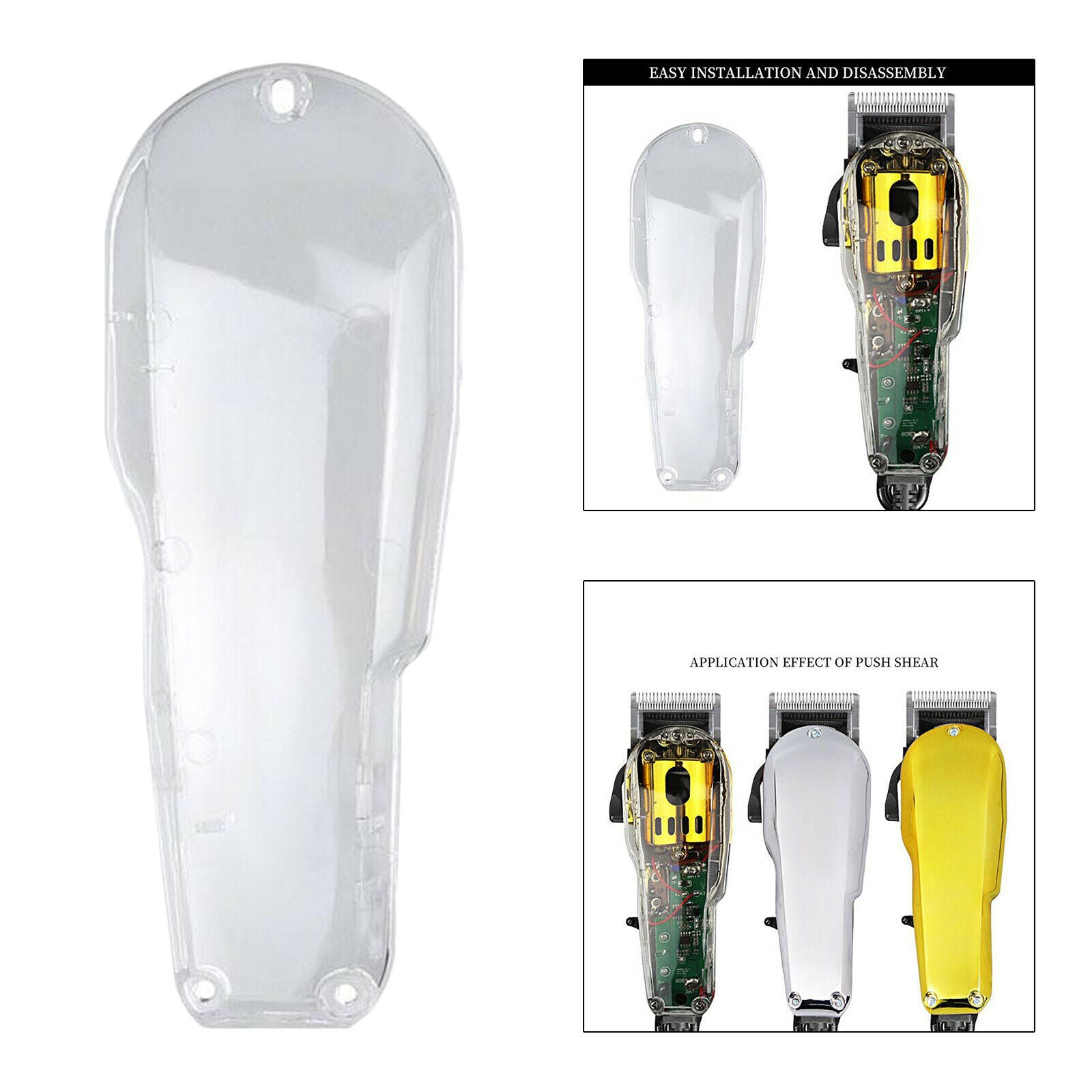 DIY Front Housing Protective Cover Case for   8147-035 808 Clipper Clear