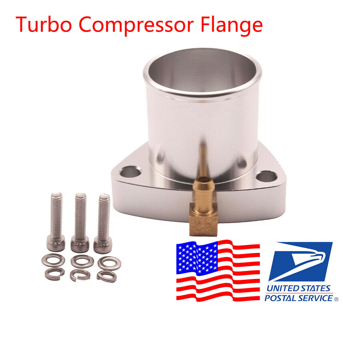 For Garrett GT25 GT28 T25 T28 SR20DET CNC 3-bolt Turbo Compressor Adapter Flange
