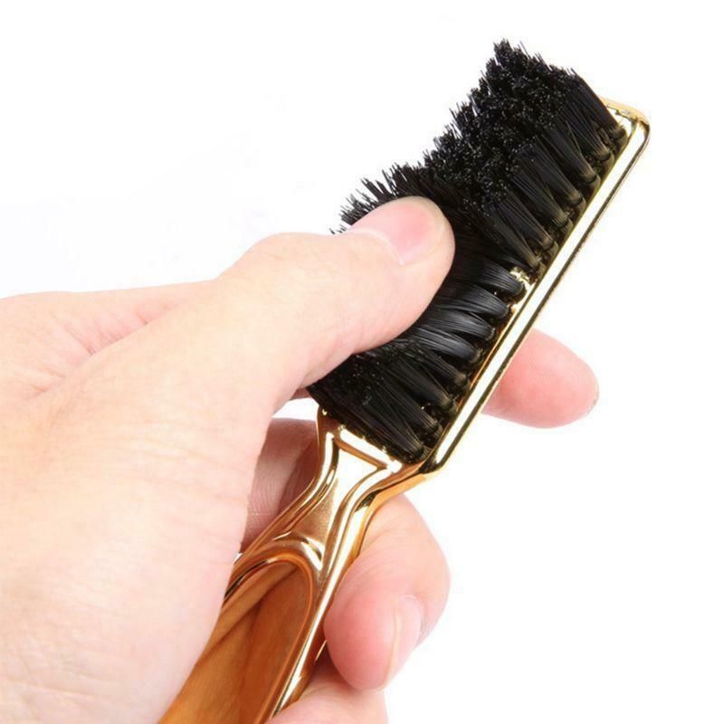 Beard Shaving Comb Soft Dusting Clean Retro Oil Hair Barber Plating Brush