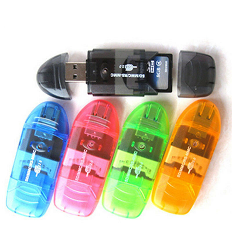 USB 2.0 Memory Card Reader Writer Adapter for MMC SDHC TF Card UP To 64GB.$l FG