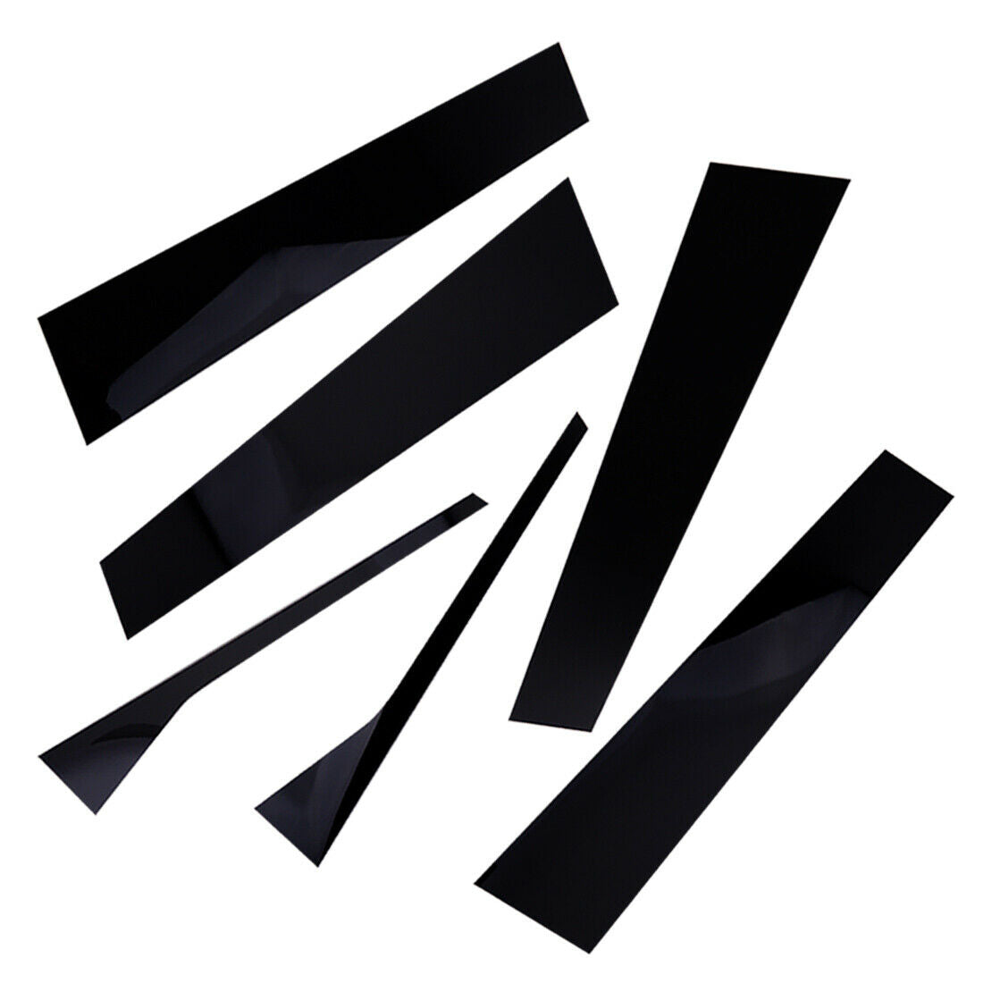 6x Door Window Pillar Post Cover Trim Fit for VW Jetta Sedan 2006-2010