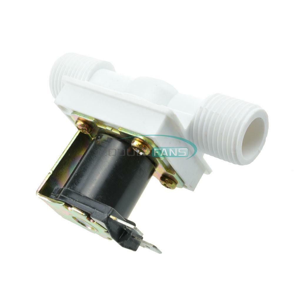 1/2" AC220V N/C Magnetic Electric Solenoid Valve Water Air Inlet Flow Switch New