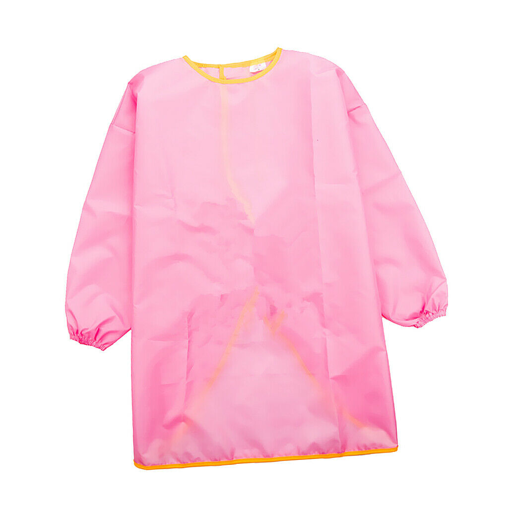 5pcs Kids Waterproof Apron Long-sleeve Smock Painting Art Toddler for 130-150cm