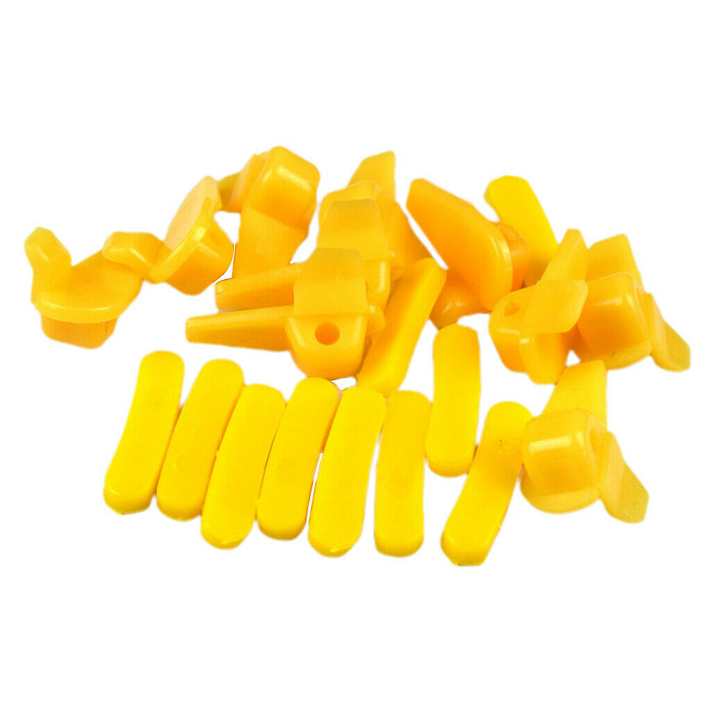 10 Pack 45mm Yellow Grilled Plastic Tire Changer Bird Head Remover Pad