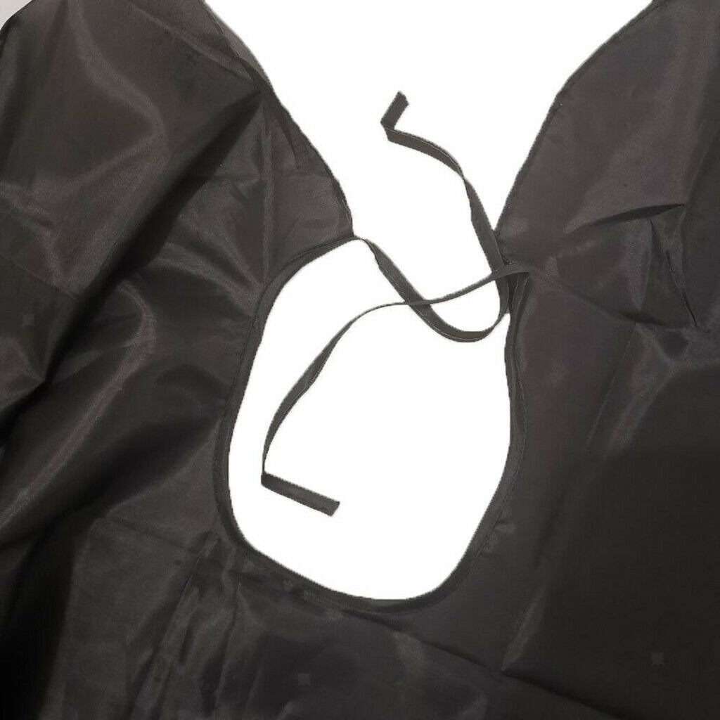 3x Waterproof Hairdressing Hair Cut Cape Shop Home Gown Capes Cloth Black