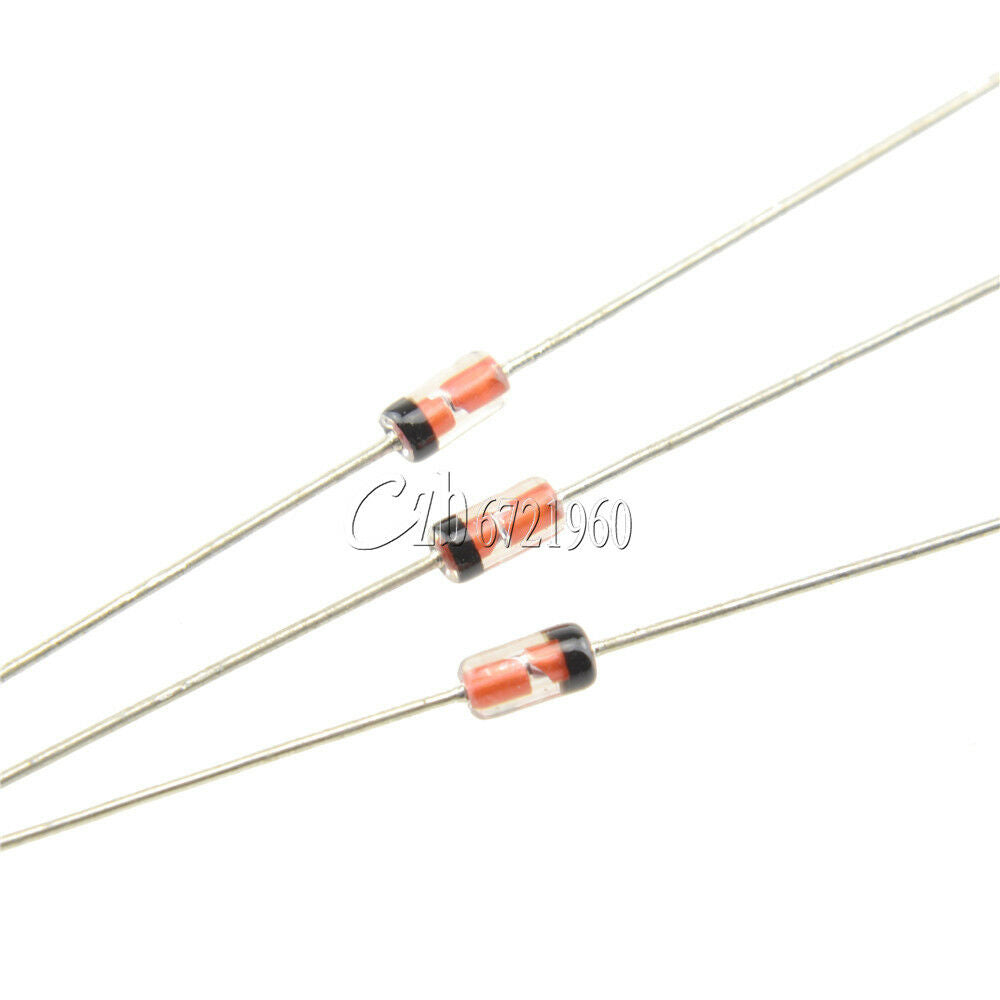 100 PCS GERMANIUM DIODE 1N34A DO-35 1N34 IN34A