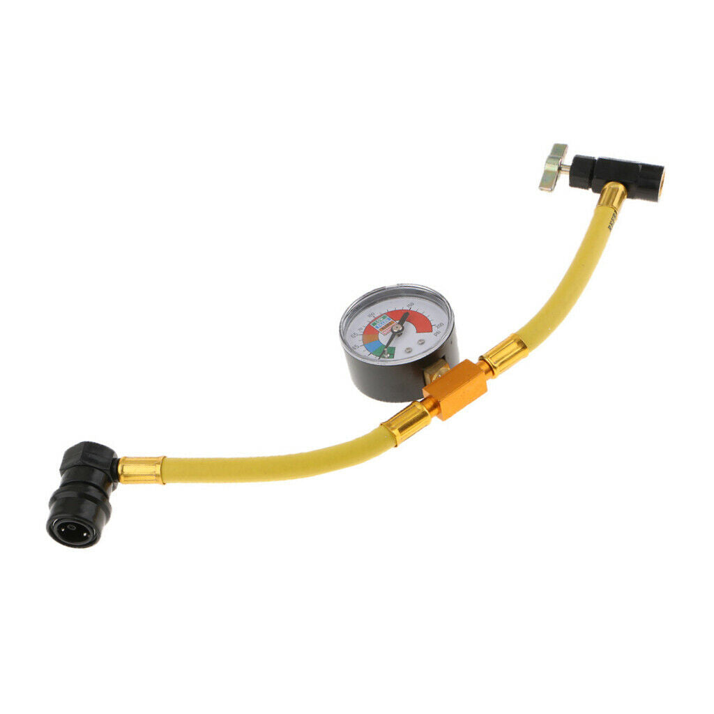 R134A Car A/C  Air Conditioning Refrigerants Recharge Hose Pipe with Gauge