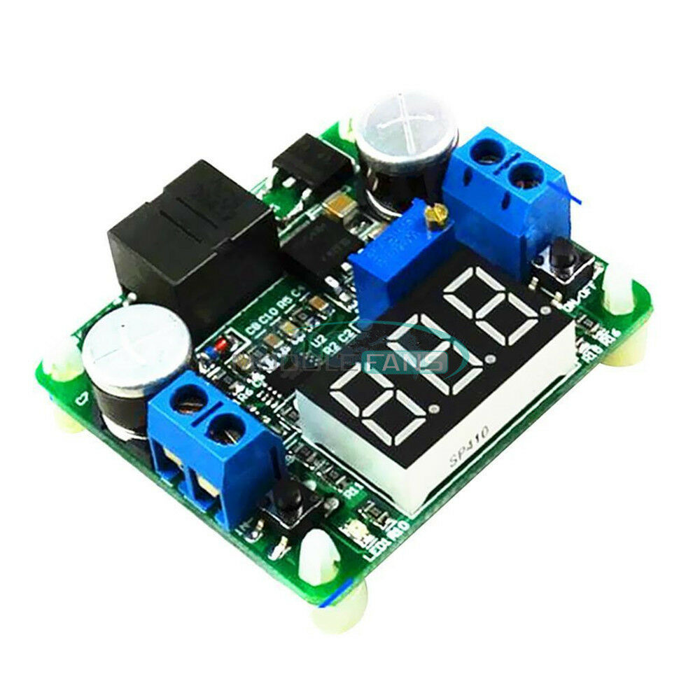 25W 2A DC 5-25V 12V to 0.5v-25V 24V Buck Boost converter Regulator+LED voltmeter