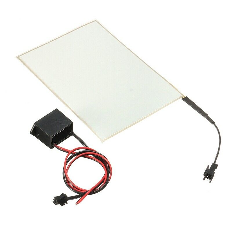 105mm x 148mm EL Panel Electroluminescent Sheet Neon Sheet + Actuator 12V WhitL9