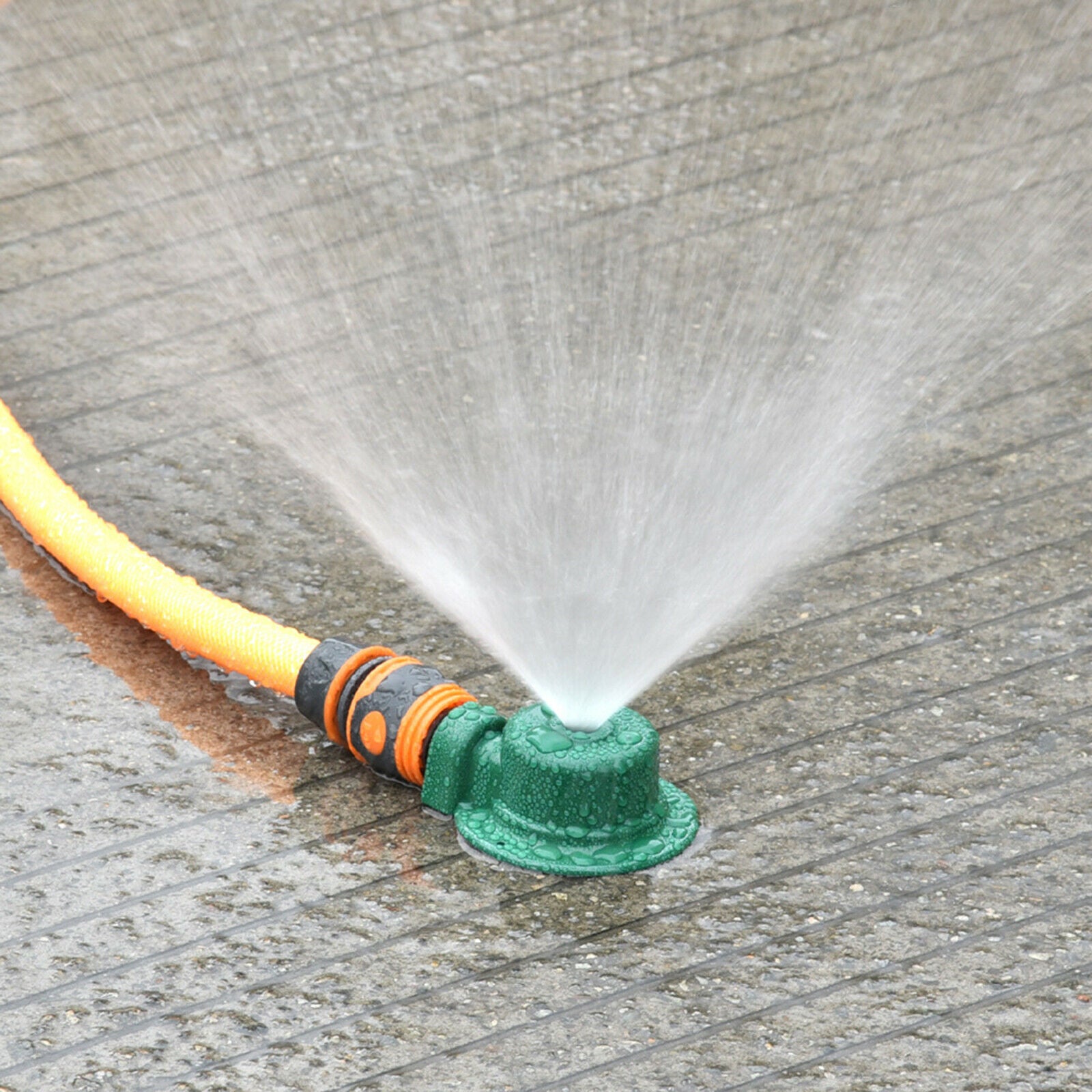 Metal Garden Water Sprinkler Yard Lawn Watering Spray Irrigation System