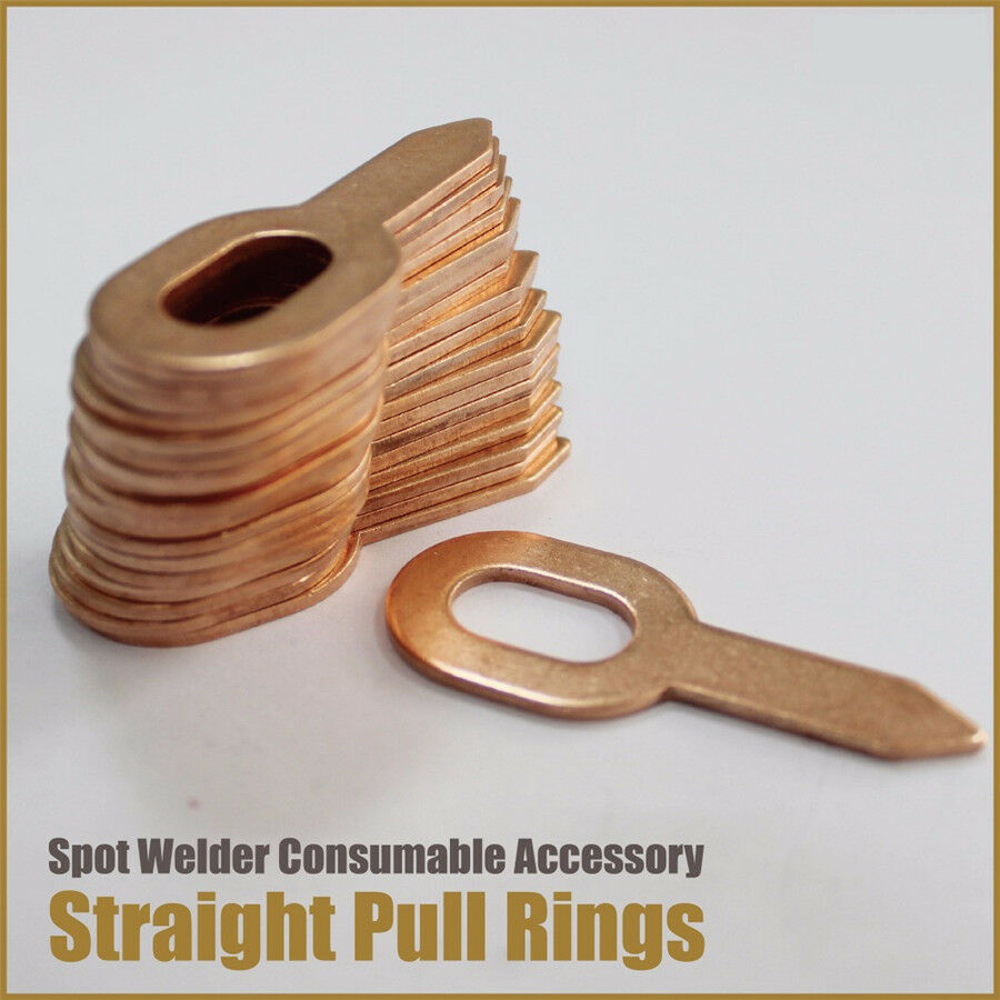 50 Straight Pulling Ring Dent Car Shop Panel Puller Spot Welding Accessories