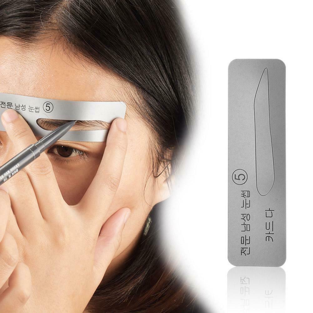 5pcs Reusable Eyebrow Stencil Set Eye Brow Mold DIY Styling Template Card @