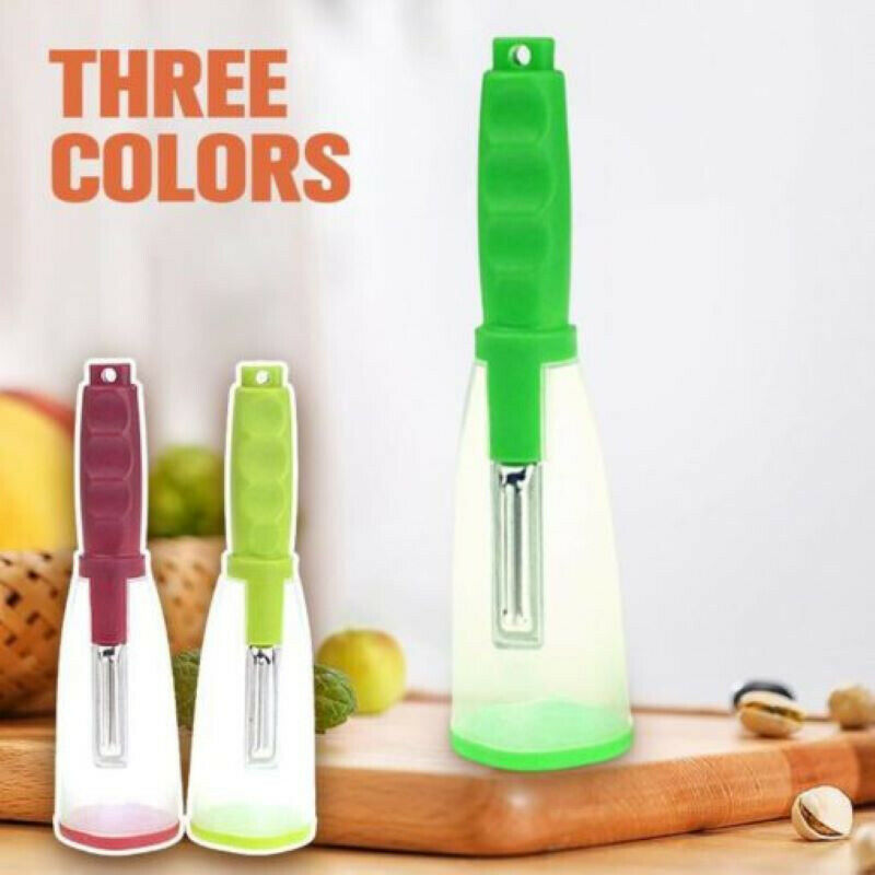 Peeler Stainless Steel Multi-functional Storage Peeler With Container For Fruit!