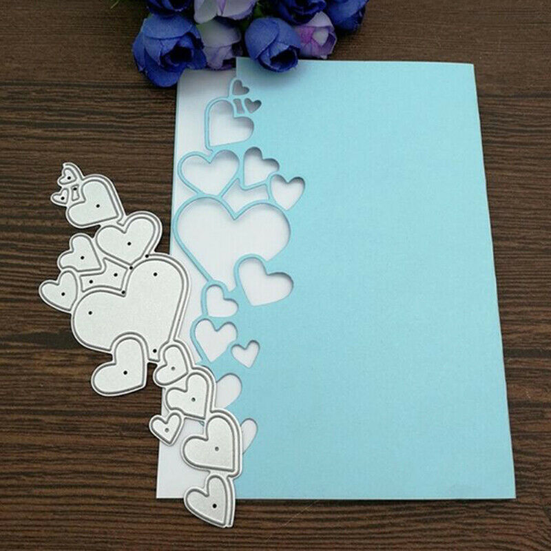 Flying Heart Metal Cutting Dies Stencil Embossing DIY Scrapbooking Card C.l8