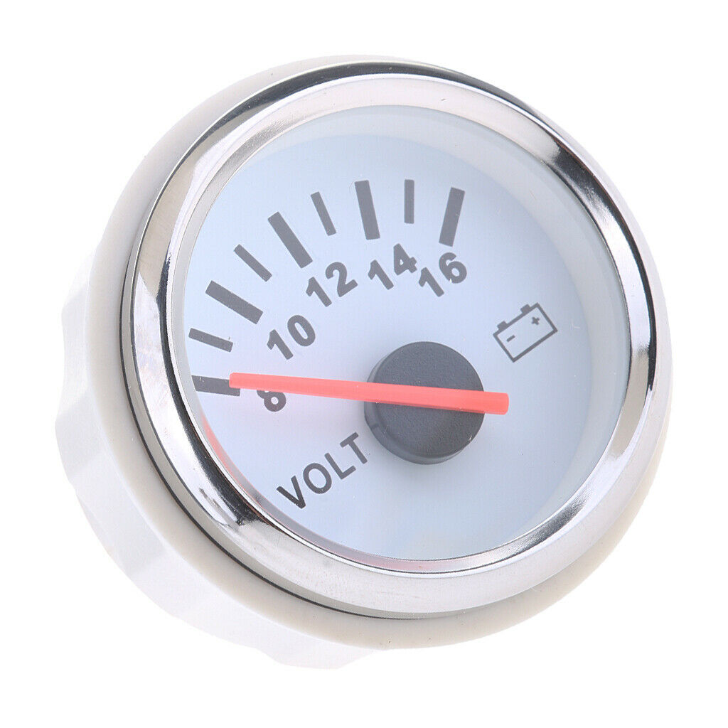 9-32V Marine Boat Battery Electrical Car Truck Voltmeter Gauge 52mm/2" N1