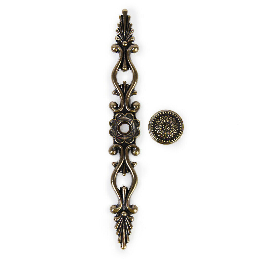 Beautiful Dresser Cabinet Door Pull Handle for Home Office Ornament Bronze
