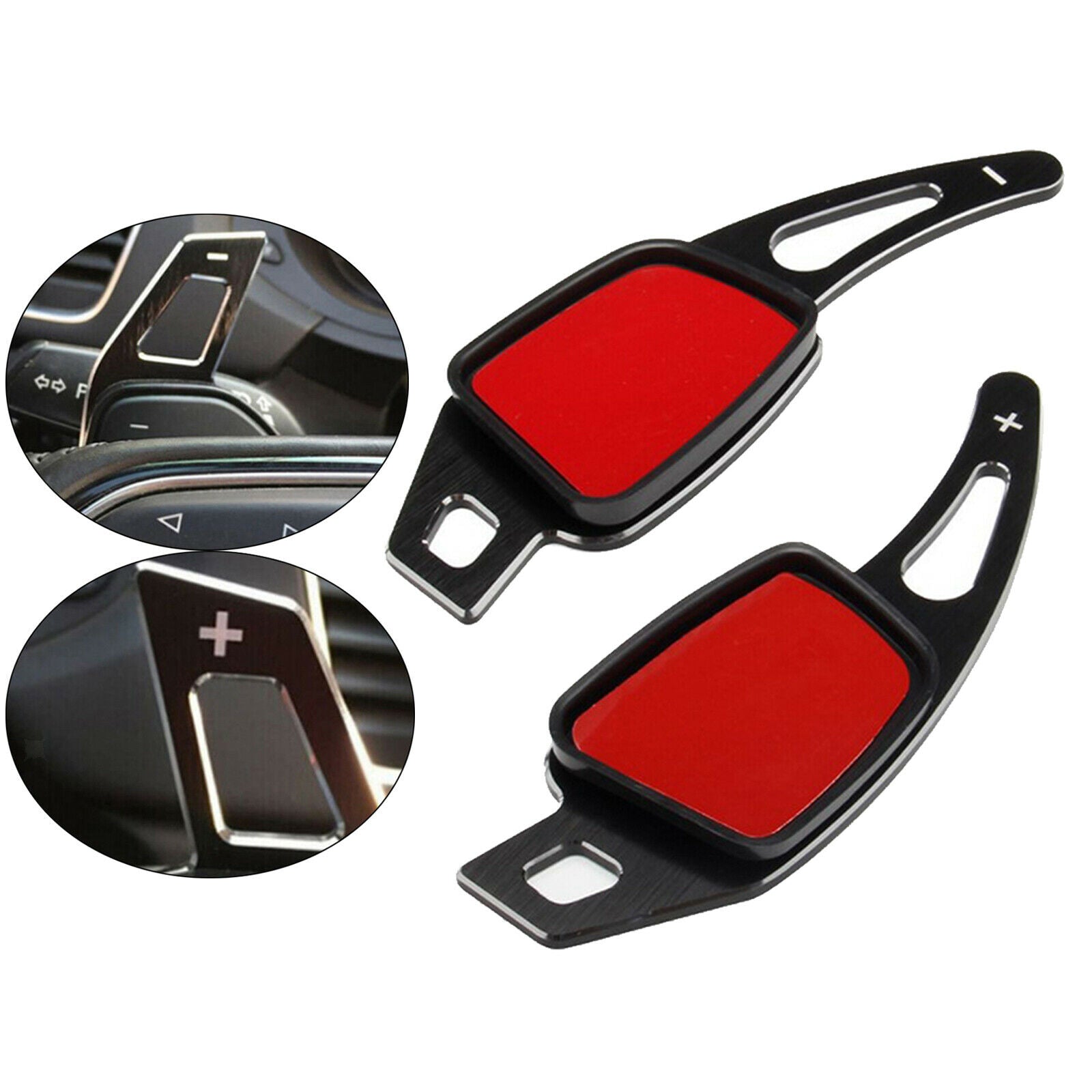 2pcs Steering Wheel Gear Paddle Shift Extension for Audi S4 B9 2017-2020