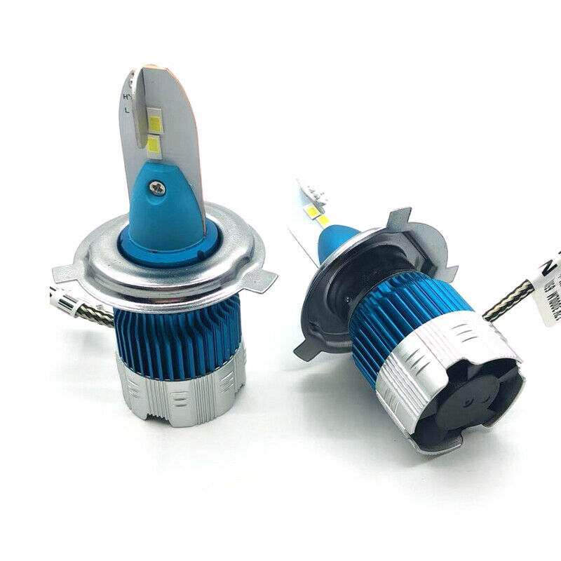 2X Car Light Lamp H4 LED Headlight Bulb Led Conversion Kit 52W 6000lm 6000K IP67