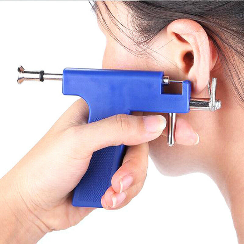 Body Piercing Tool Kit Ear Nose Body Navel Piercing Gun Jewelry ToolBDAU