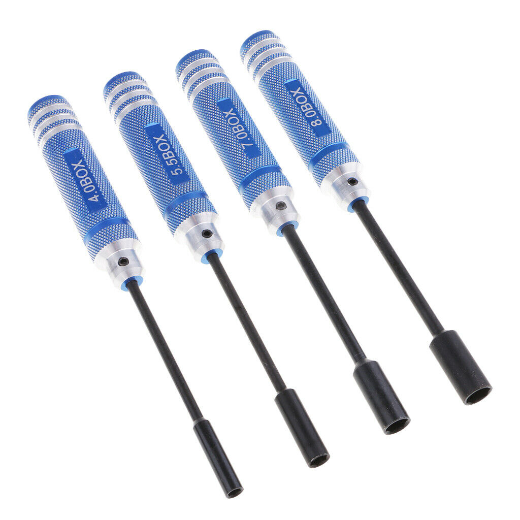 4pcs RC Car Hexagonal Sleeve Screwdriver Repair Tool Kit High