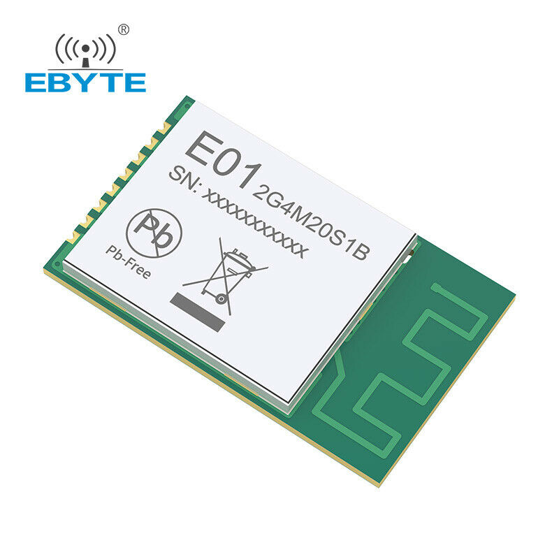 2.4GHz SMD Wireless IoT Transceiver Module 20dBm PCB Antenna nRF24L01 PA LNA