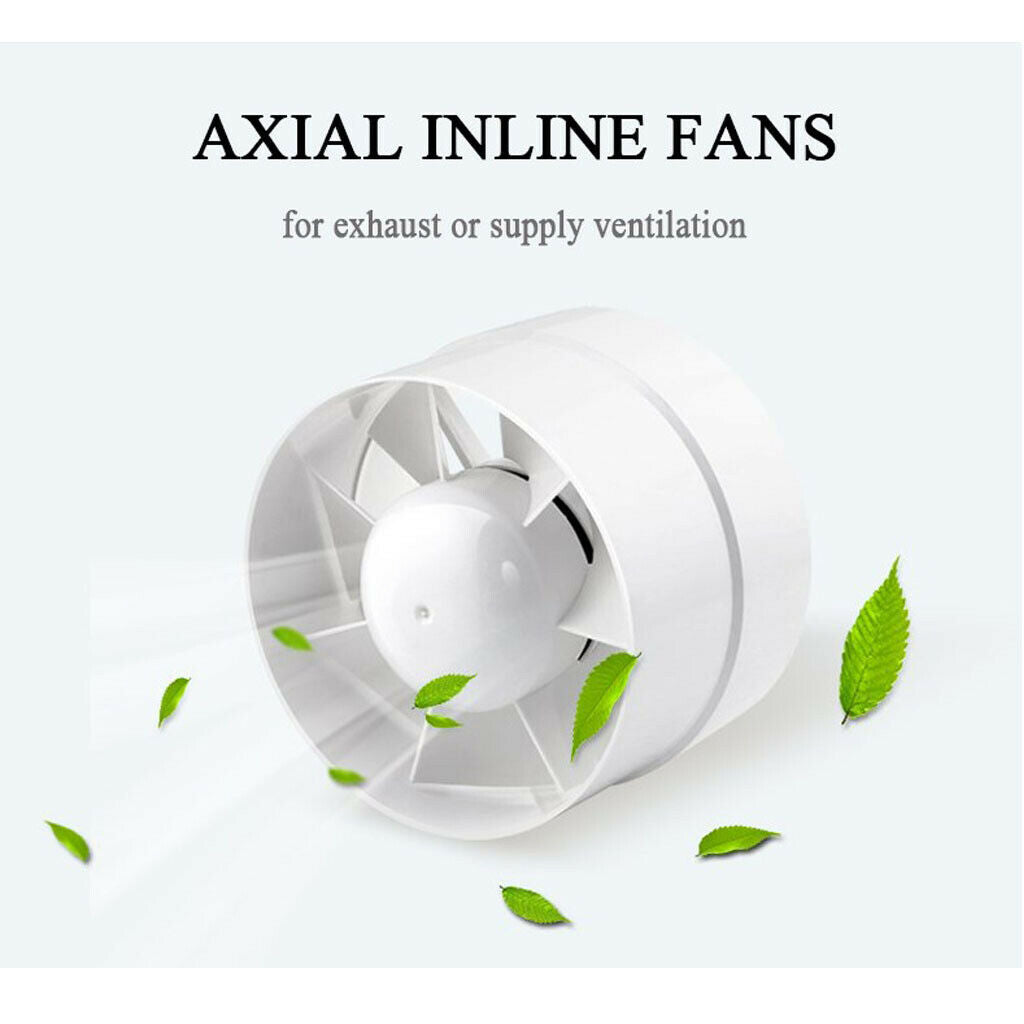 4" 14w Exhaust Blower Silent Wall Extractor Ventilation Fan Window Bathroom