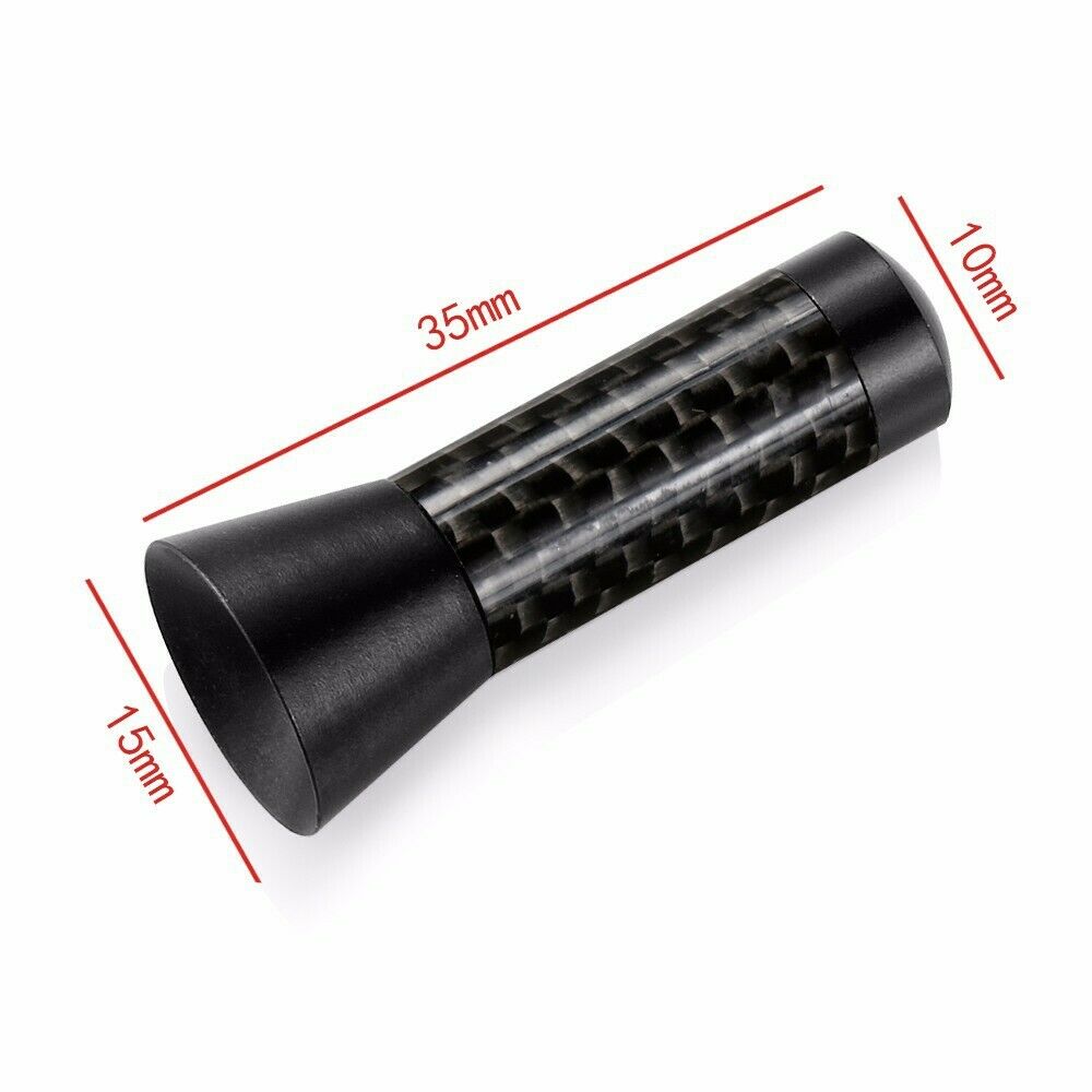 1.4'' Carbon Fiber Screw Metal 3.5cm Car Roof Car Radio Antenna Enhanced Signal