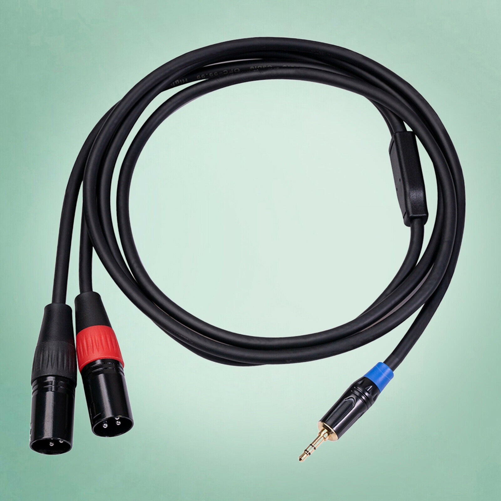 Stereo Audio Micophone Cable Mini   TRS Adapter for Mixer Notebook 1.8m